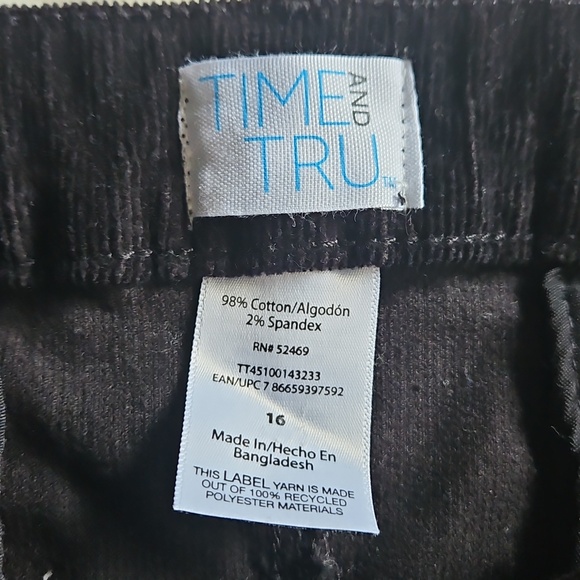 Black Corduroy Pencil Skirt - Picture 2 of 3